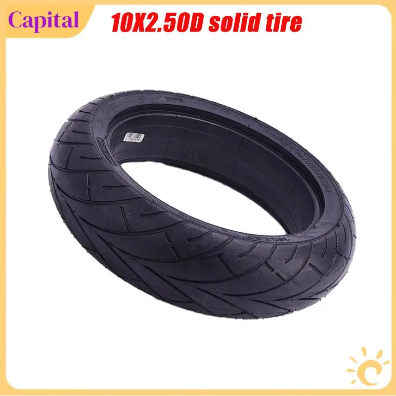 

10x2.50D Solid Tire RISINGSUN 10x2.5 Non-Inflatable Tyre for Electric Scooter Parts
