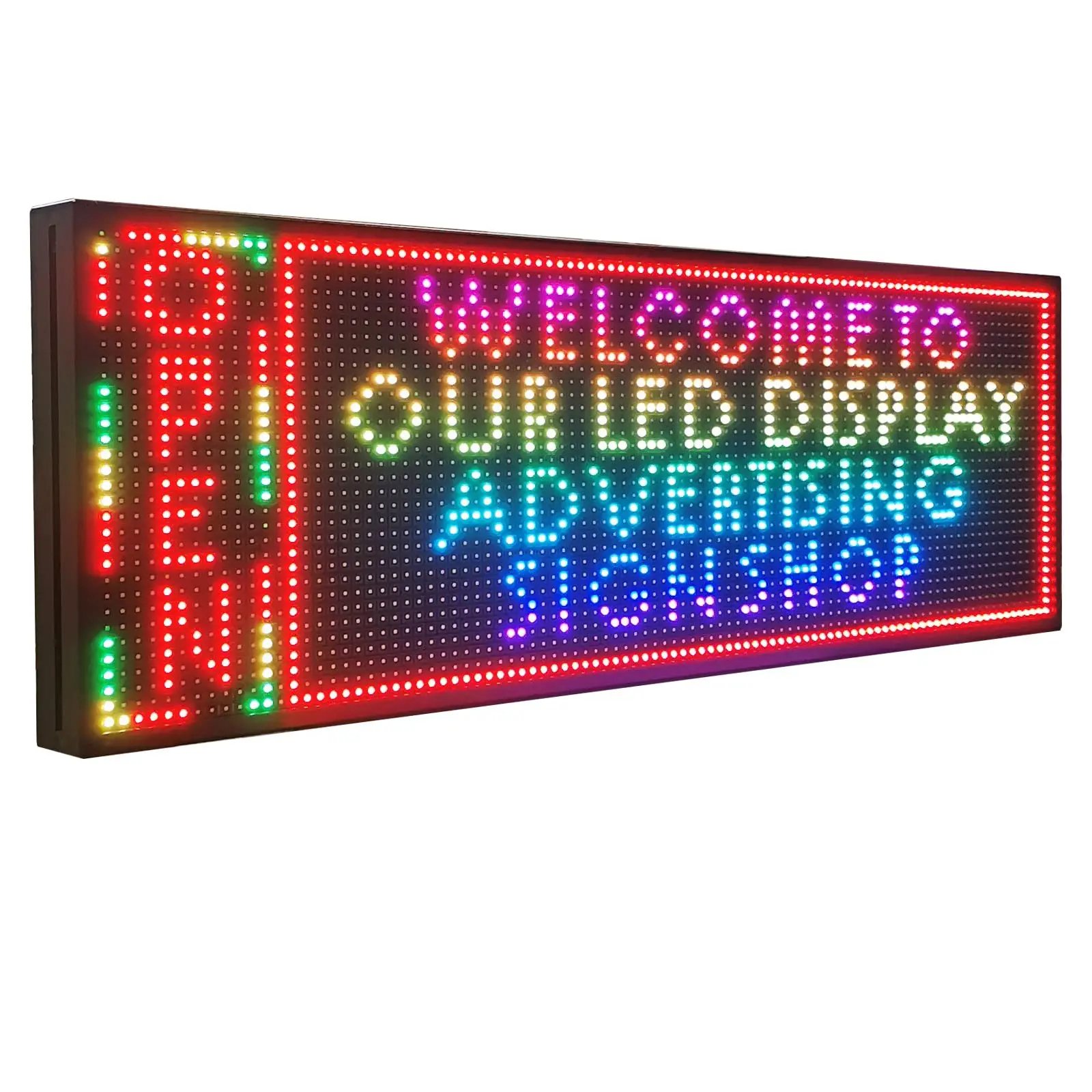 P5 Business Store LED Advertising Board Outdoor Full Color Led Programmable Scrolling Lights Sign Display Led Running Message
