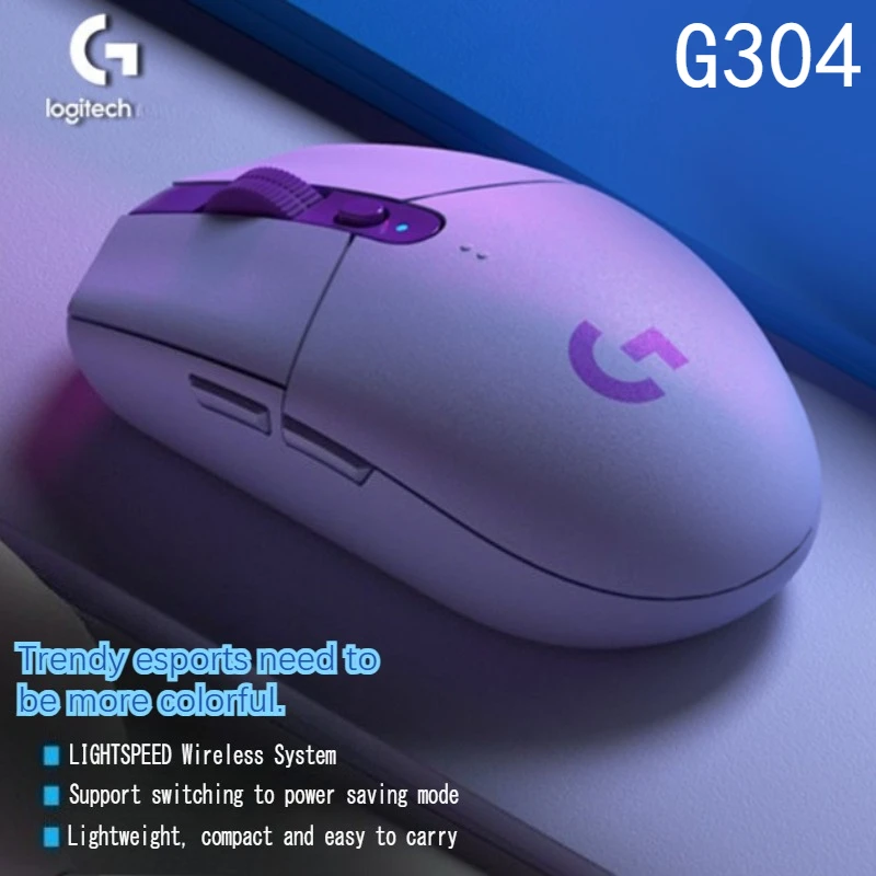 Original Logitech G304 Ligthspeed Wireless Gaming Mouse Hero 12K Sensor 12000DPl Compatible PC Mac