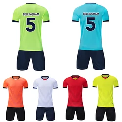 Child Football Tracksuit Customized Children Soccer Uniform Shirts Futsal Sportswear Boy Sports Suit Kid Football Jerseys