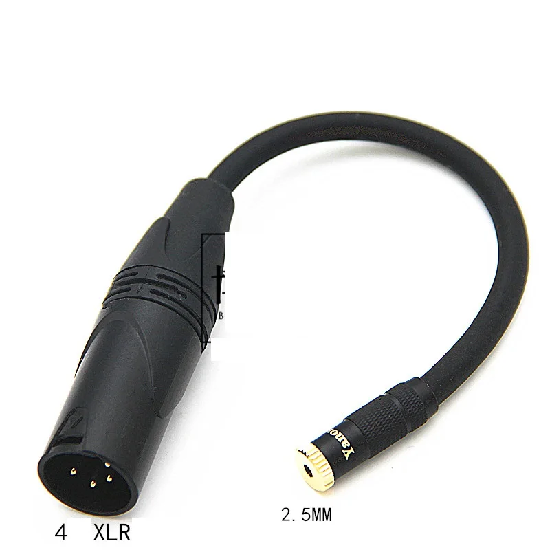 Imagem -05 - Equilíbrio Hifi do Pin Xlr do Homem a 3.5 mm 2.5 mm 6.35 mm 4.4 mm Cabo Audio Fêmea Dac Fase Núcleo Xlr Auscultadores Cabo Adaptador