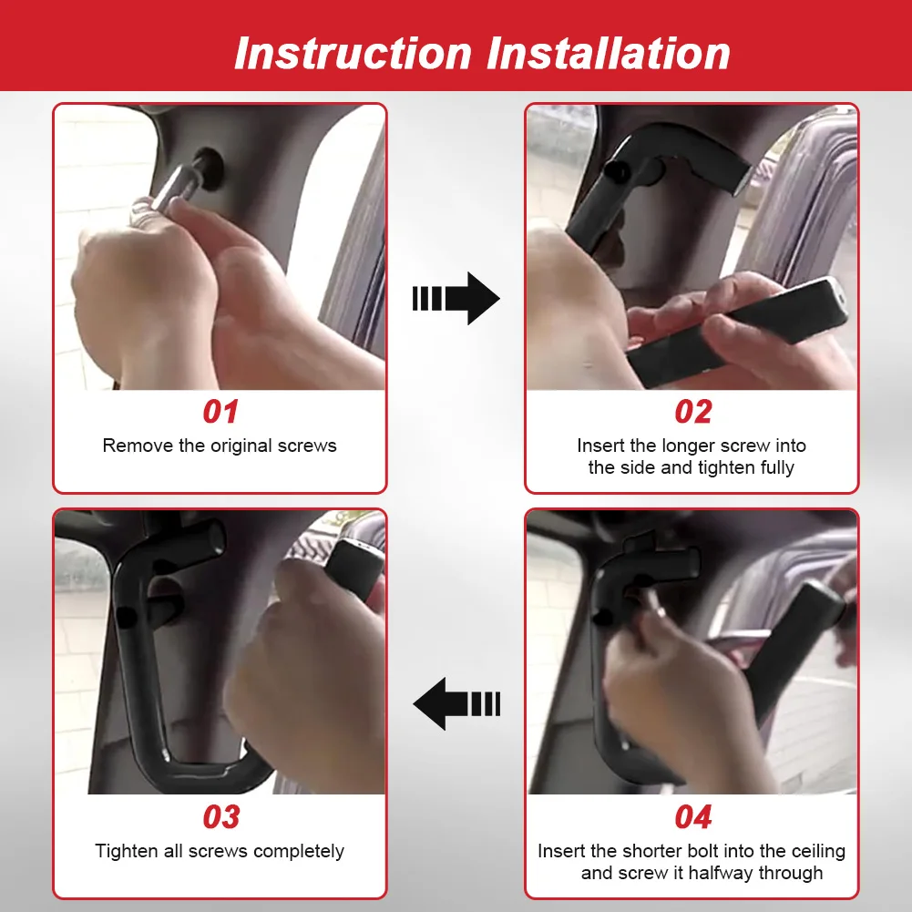 الجبهة انتزاع مقابض الجبهة انتزاع قبضة مقبض القضبان عمود لف قبضة عدة صالح ل جيب رانجلر JK JKU 2007-2018 #6