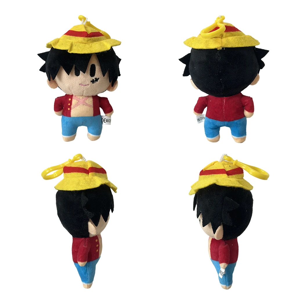 Eendelig Knuffel Japanse Klassieke Anime Luffy Zoro Ace Sabo Sanji Law Stripfiguur Hanger Schattige Kawaii Cadeau Voor Kinderen Speelgoed