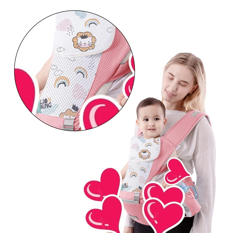 Mochila ergonómica para bebé, cómodo y práctico asiento para bebé, eslinga para bebé, eslinga para bebé amigable para viajes,