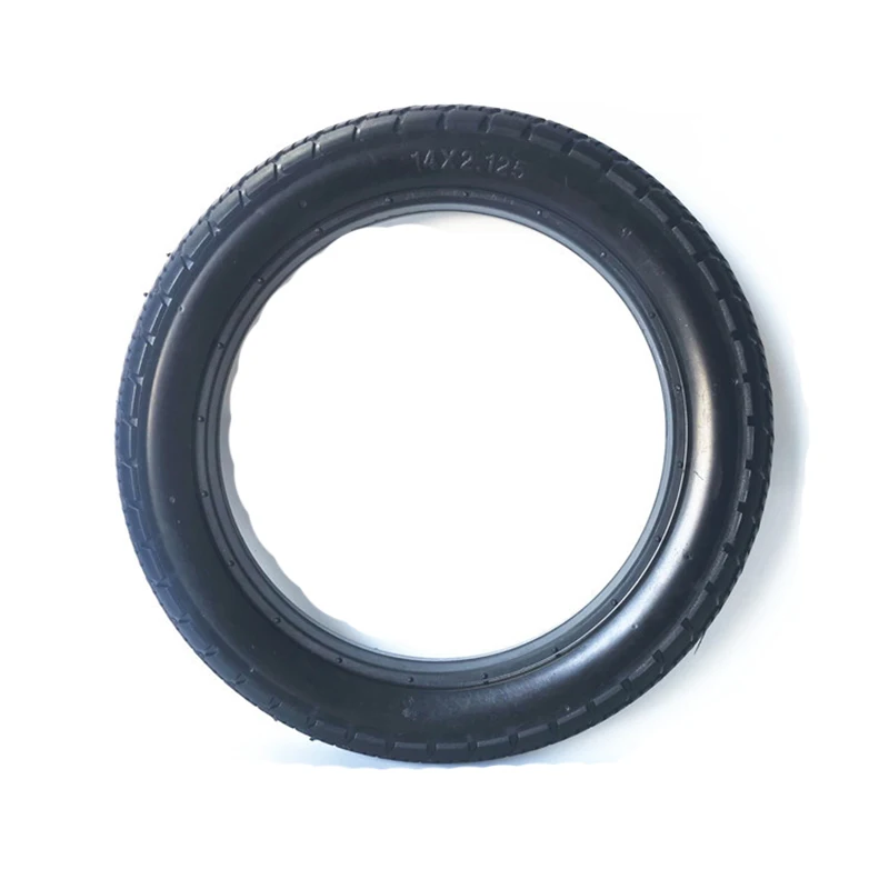 Motorcycle Solid Rubber Electric tire 14*2.125 Electrombile Solid Tire 14x2.125 Inflation-free Tire