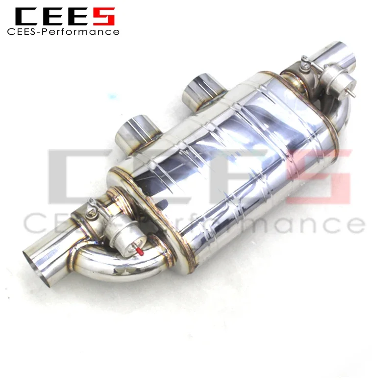 CEES Exhaust Pipe for Various Models Universal Exhaust Valve Control Performance Stainless Steel Muffler Car Exhaust System