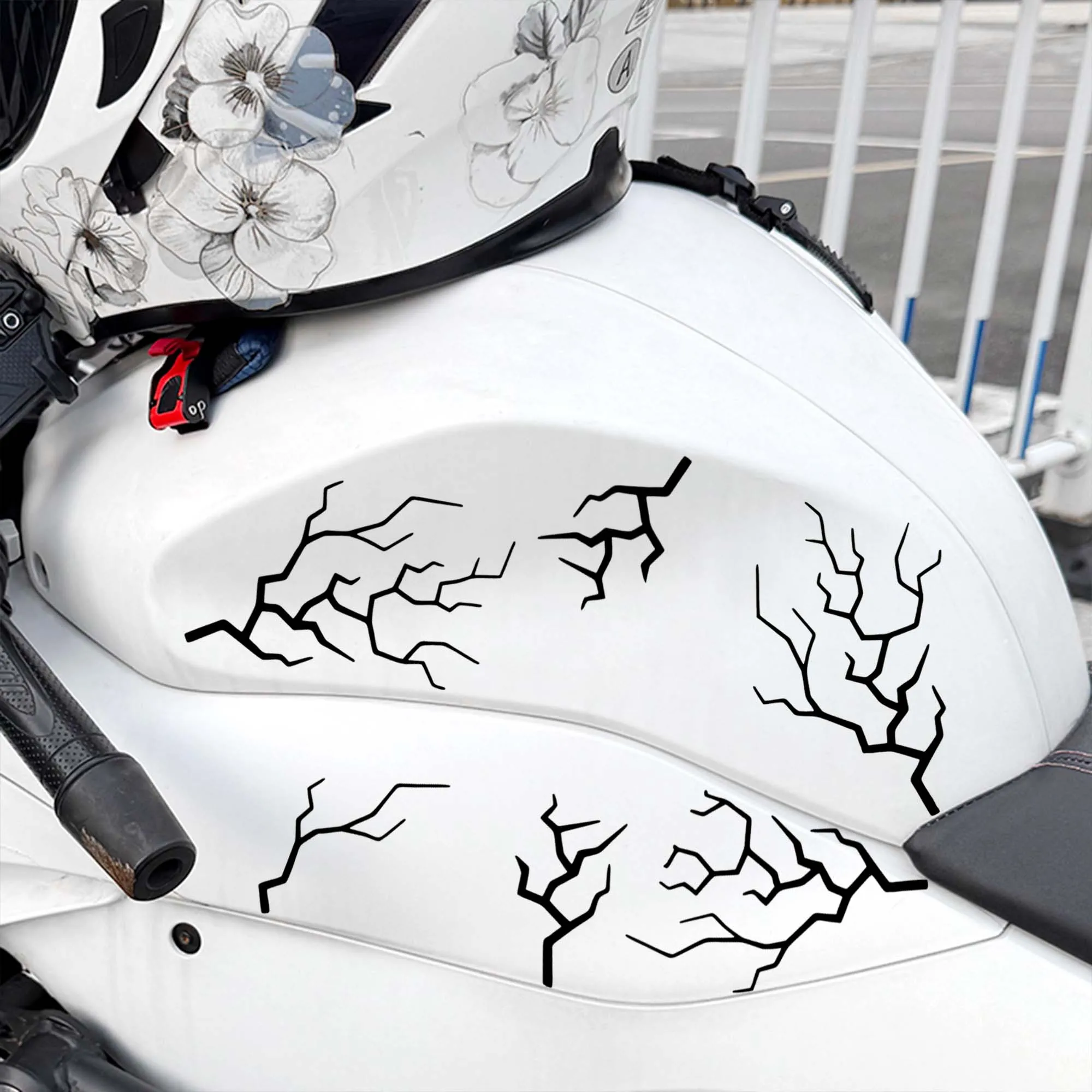 Newest Lightning Graffiti-stylening Motorcycle Stickers For Car Body Decor Vinyl Decal Waterproof Accessories