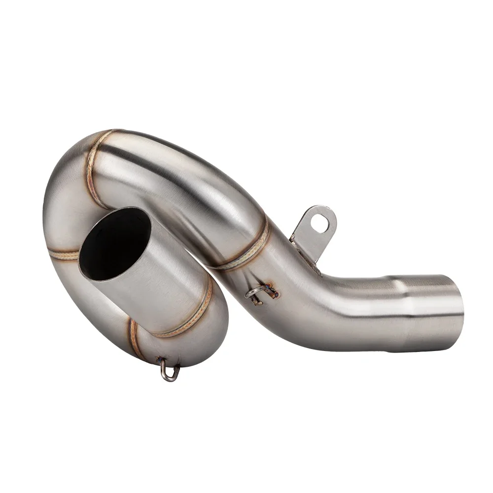 51mm Motorcycle Exhaust Muffler Middle Link Pipe without exhaust  For Kawasaki ZX6R ZX636 ZX 6R 636 2009 2010 2011 2012- 2021