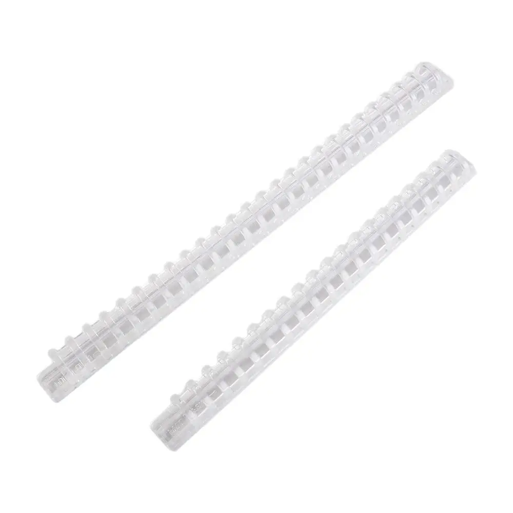 Organizzatore Clip per raccolta carta Raccoglitore per libri a fogli mobili Anelli Rilegatura Spine Raccoglitori per pettine in plastica Raccoglitore ad anello circolare