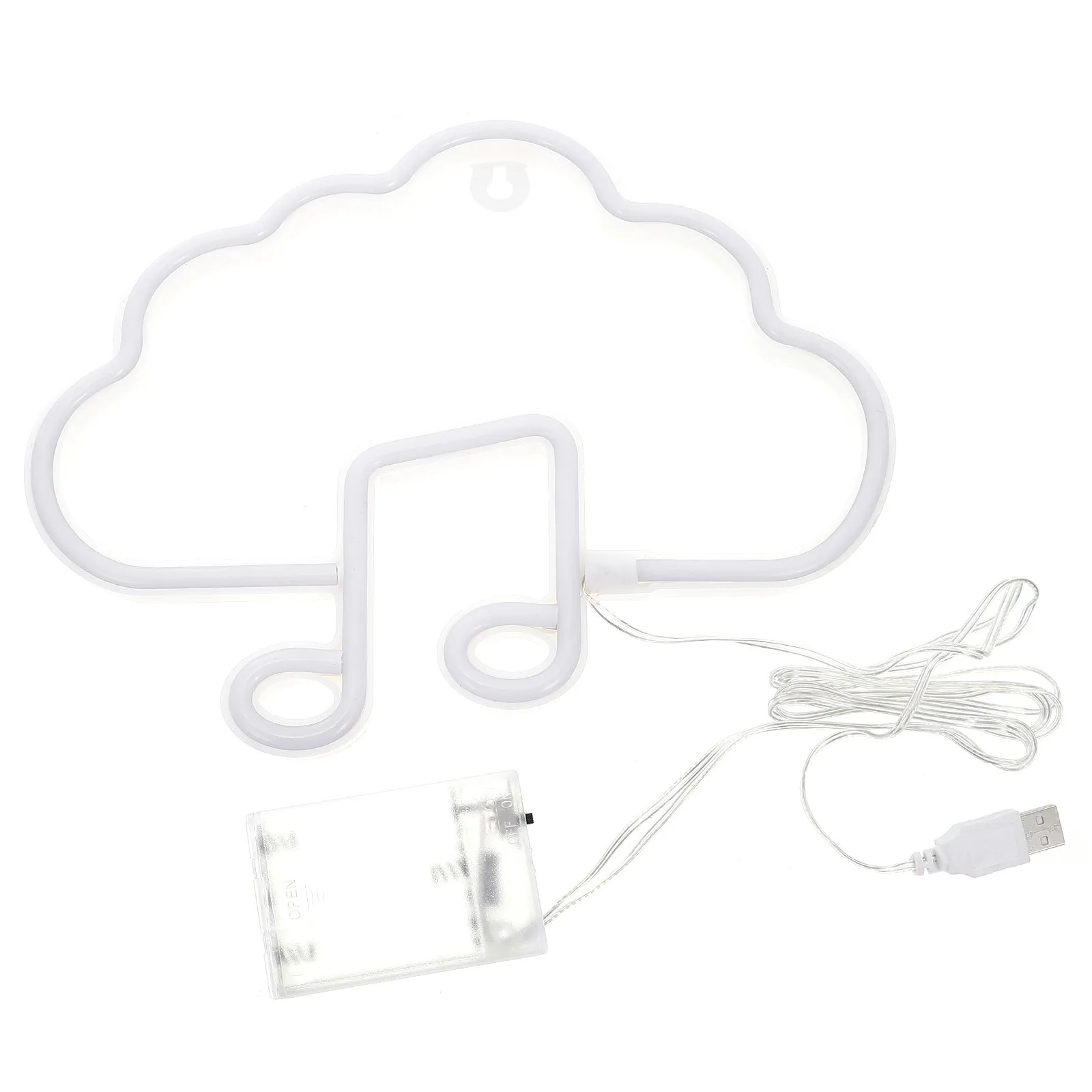 

Cloud Music Note Neon Sign LED Wall Light Decorative Lamp for Bedroom Night Light Creative Neon Sign USB Powered