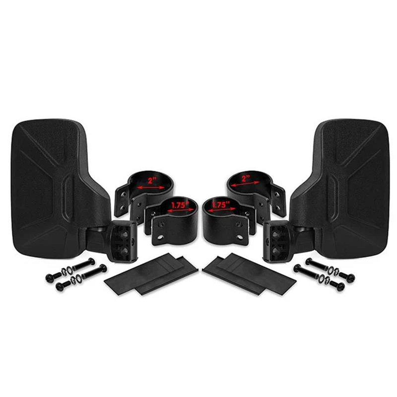 

Модифицированное зеркало заднего вида UTV Универсальное боковое зеркало UTV 1,75-2 дюйма и центральное зеркало заднего вида 1,5/1,75/2 дюйма