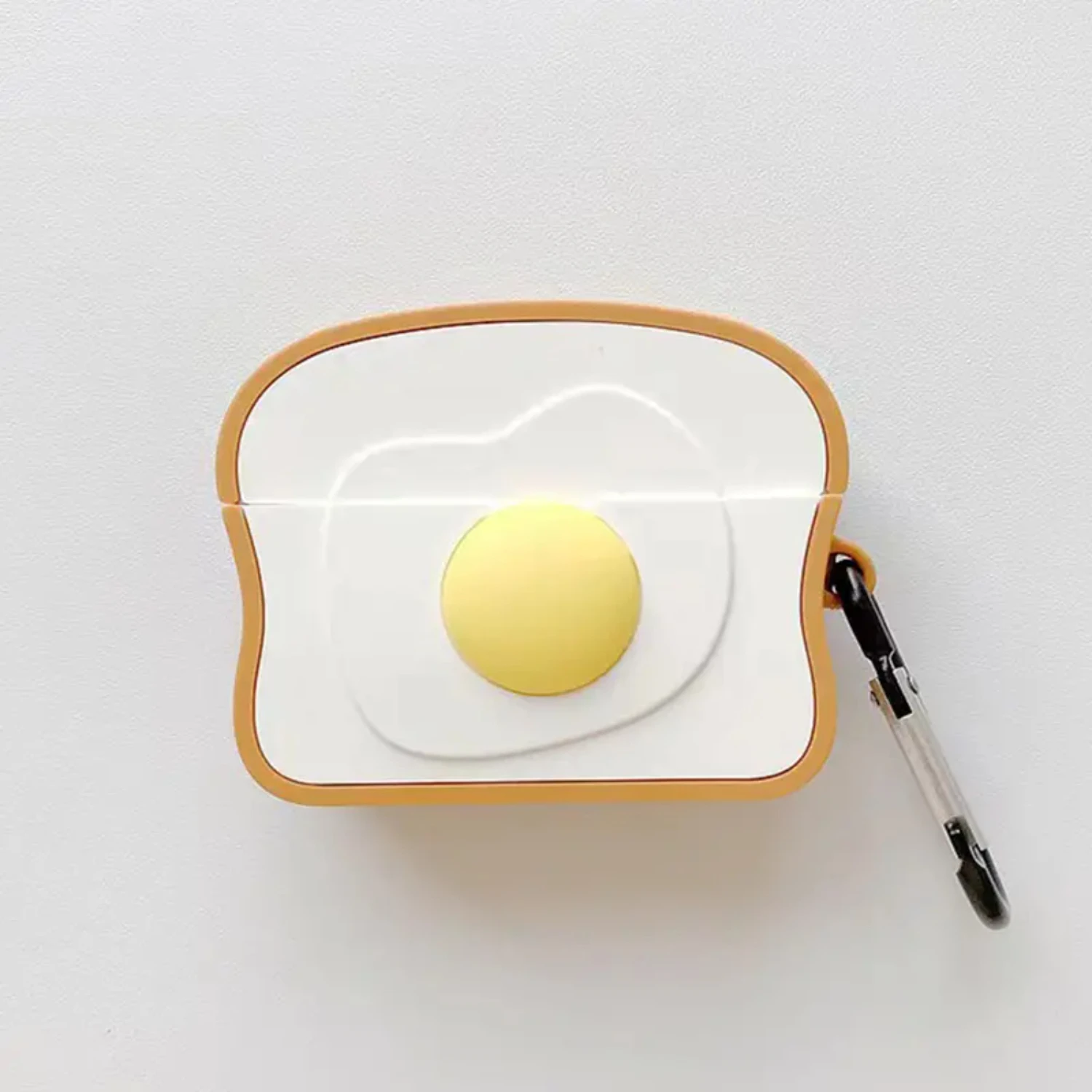 

Anti-Fall Egg Toast Bread Shape Earphone Case For AirPods1/2,AirPods Pro