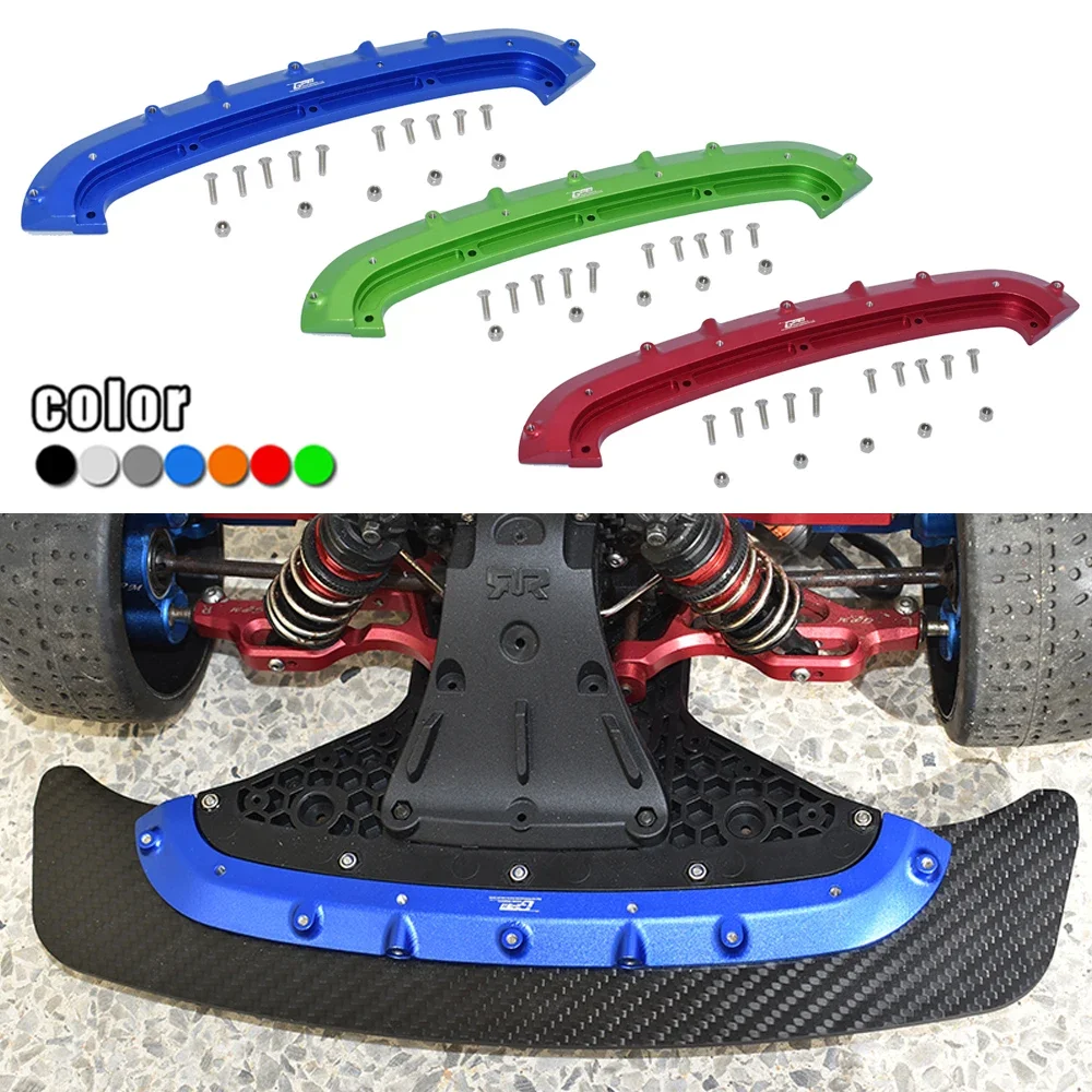 GPM Metalowy zderzak przedni ze stopu aluminium Mocowanie rozdzielacza podwozia ARA 320515   dla ARRMA 1/7 ZABRODZENIE PRZESTĘPSTWA LIMITLESS V2 6S BLX