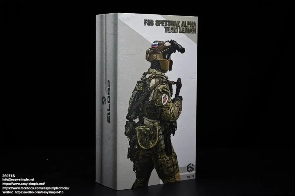 

1/6th EASY&SIMPLE ES 26071S The Russian Tough Guy Man Guo Da FSB Mission Team Leader Full Set About 12" For Fans Collect
