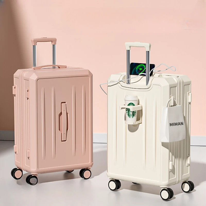 

2024 New Pull-rod Suitcase Suitcase Woman Large Capacity Travel Boarding Password Luggage Zipper Rolling Luggage Case