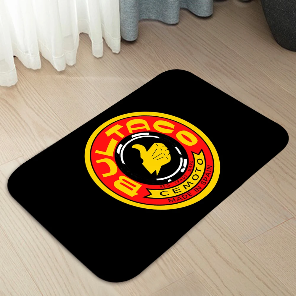 Bultaco logo  Doormat  Home Carpet Entrance Door Mats Modern Decor Carpet Bathroom  Floor Mats 055