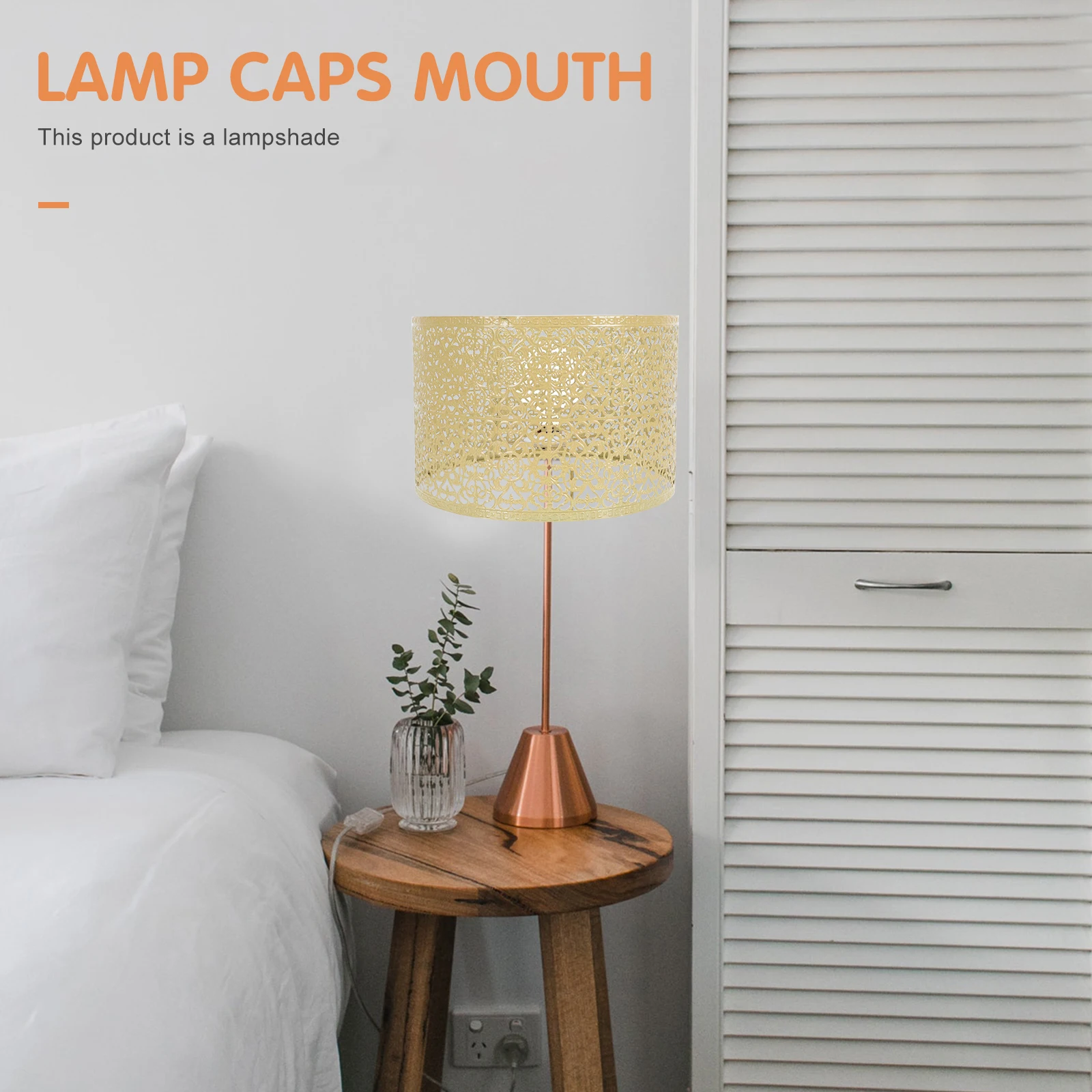 

Metal Home Lampshade Ceiling Cover Table Light Shade Hollow Lampshade Light Accessory Iron Long Lasting Stylish Unique Various
