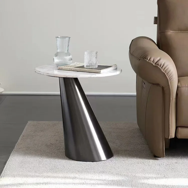 3Y stainless steel luxury stone coffee table shelf, legs, table tripod, marble edge, rock slab,support shelf bottom 3