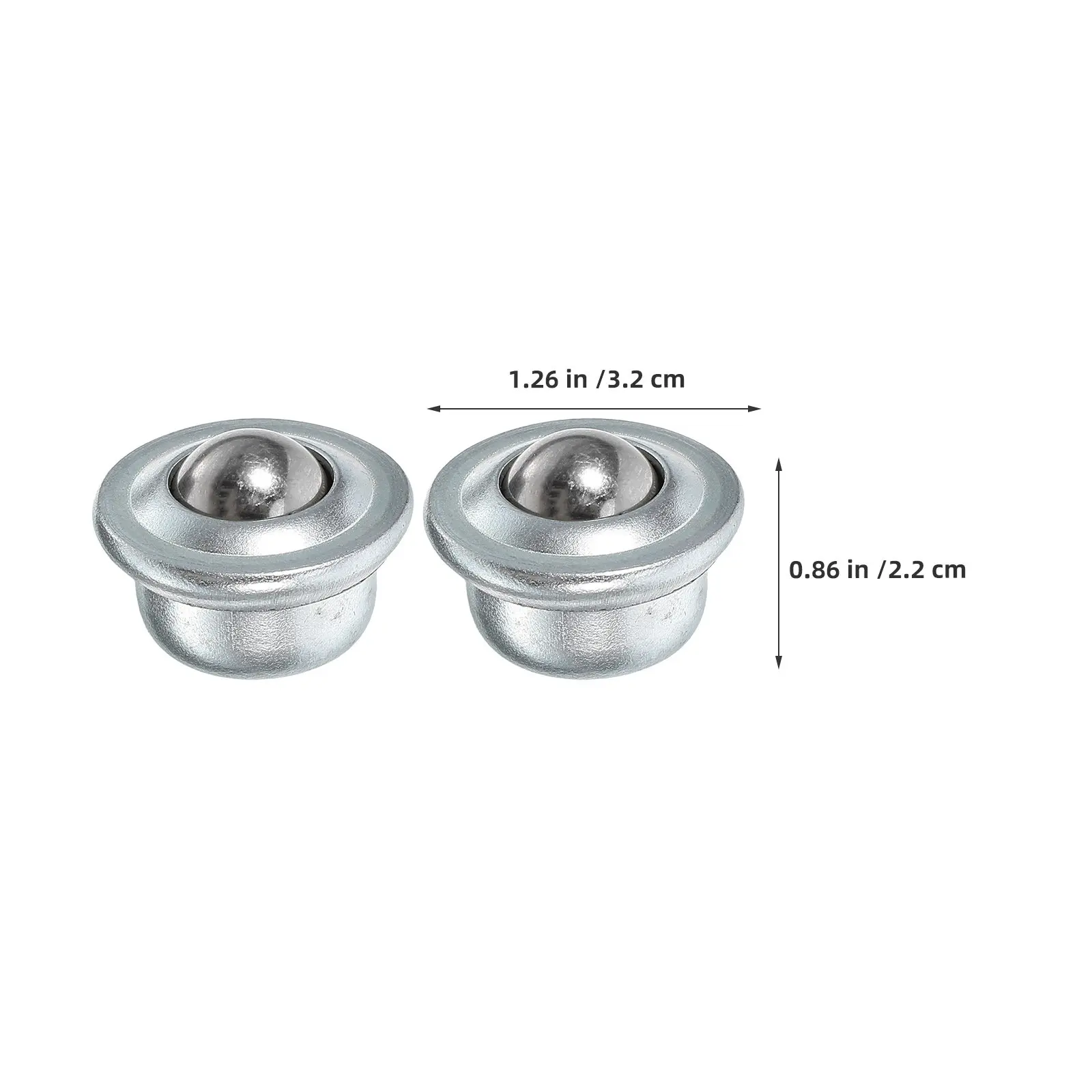 12Pcs Appliance Roller Bearing Ball Caster Bearing High Strength Compact Silent Rotation for Furniture Rollers Industrial view 6