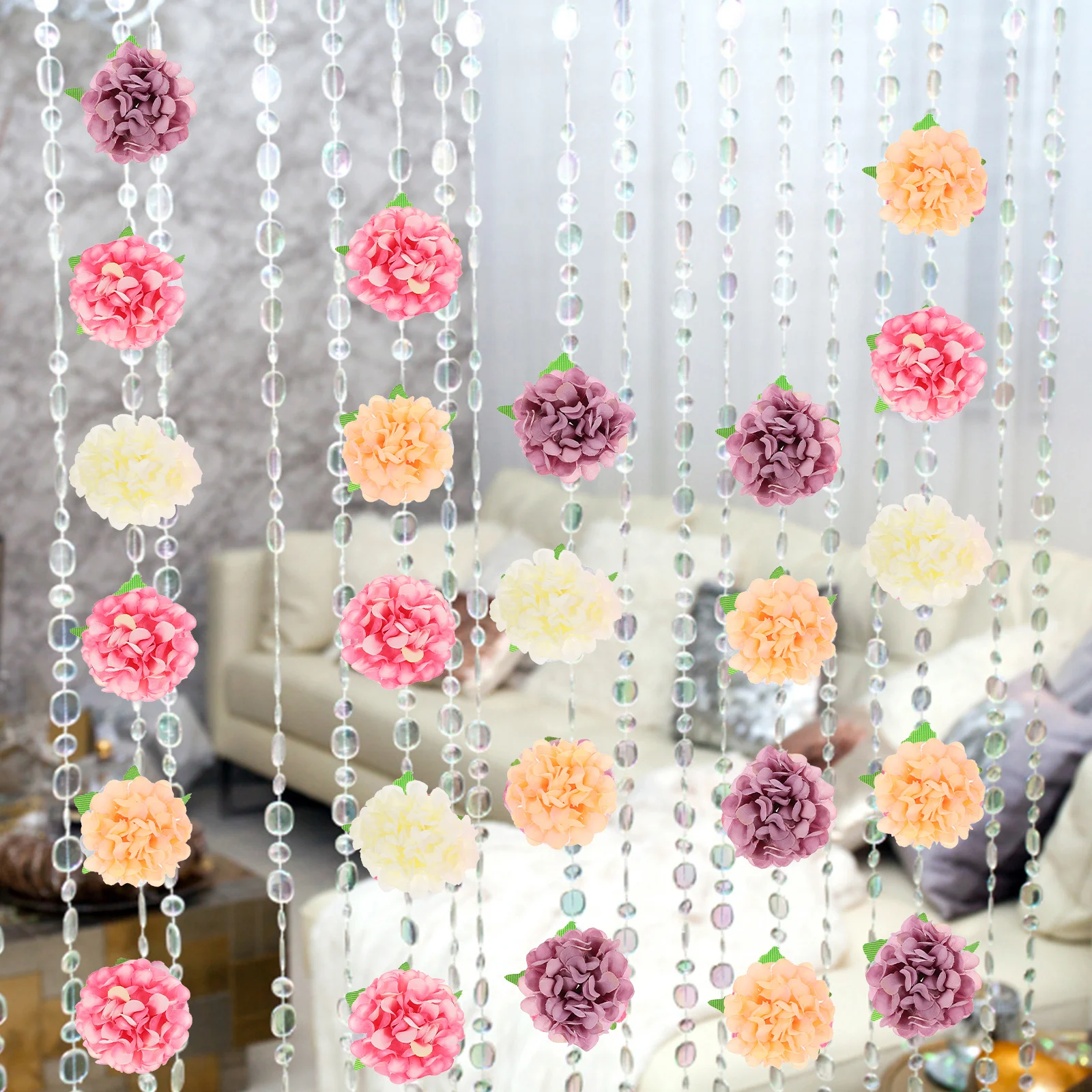 

20Pcs Artificial Mini Chrysanthemum Flower Heads DIY Craft Material Fake Flowers for Wedding Home Decorations Floral Use