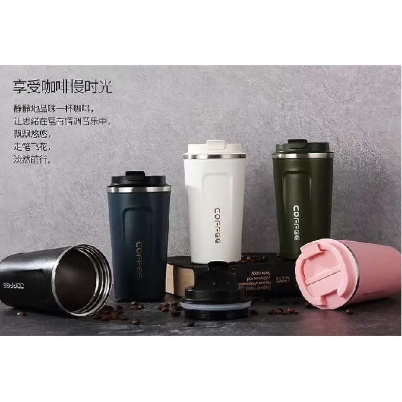 304 stainless steel coffee mug car mug creative gifts Cup logo factory outlet.