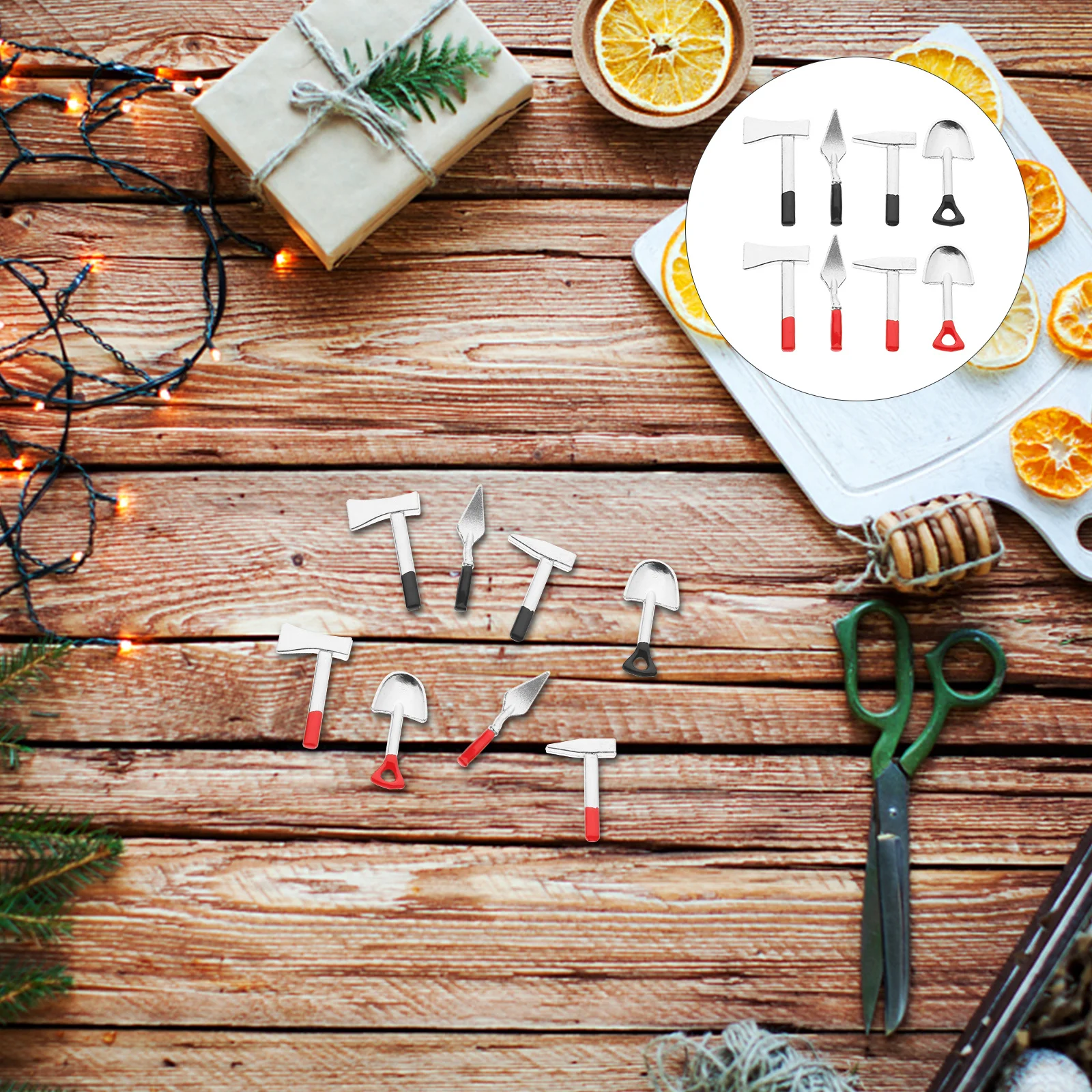 

8Pcs Mini Garden Tools Set High Quality Small Gardening Accessories for Mini House Decor Fairy Garden DIY Craft Decoration Kits