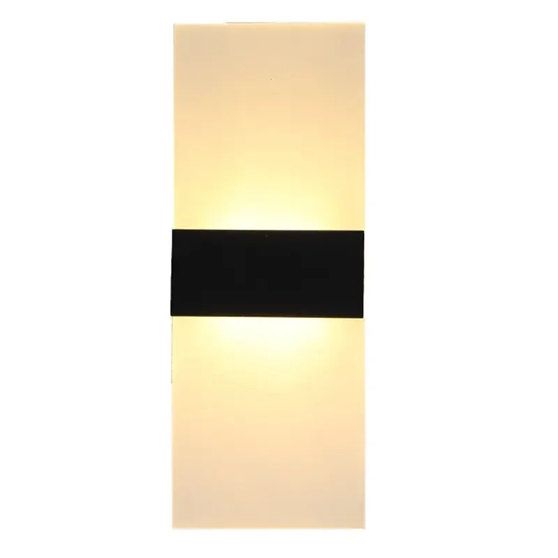 

Mini 3W/6W Led Acrylic Wall Lamp AC85-265V 14CM/22CM Long warm white Bedding Room, Living Indoor wall lamp