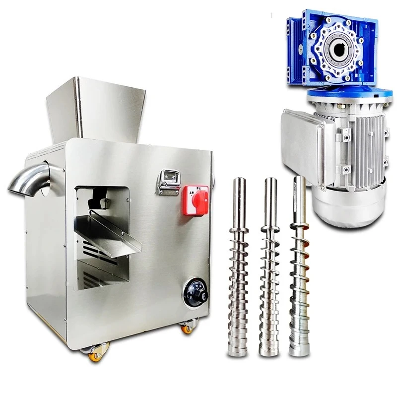 Stainless Steel Oil Press Machine Commercial Home Hot Cold Press Peanut Soybean Sesame Sunflower Seed Oil Extractor Expeller