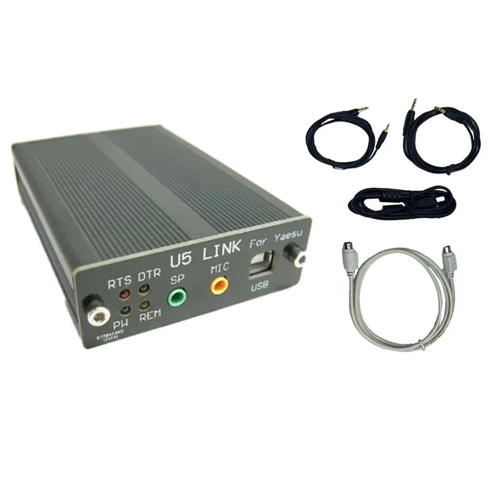 forU5LINK For YAESU FT817ND FT857D FT897D Radio Connector Adapter Includes USB Data Cable and CAT Remote Control Interface