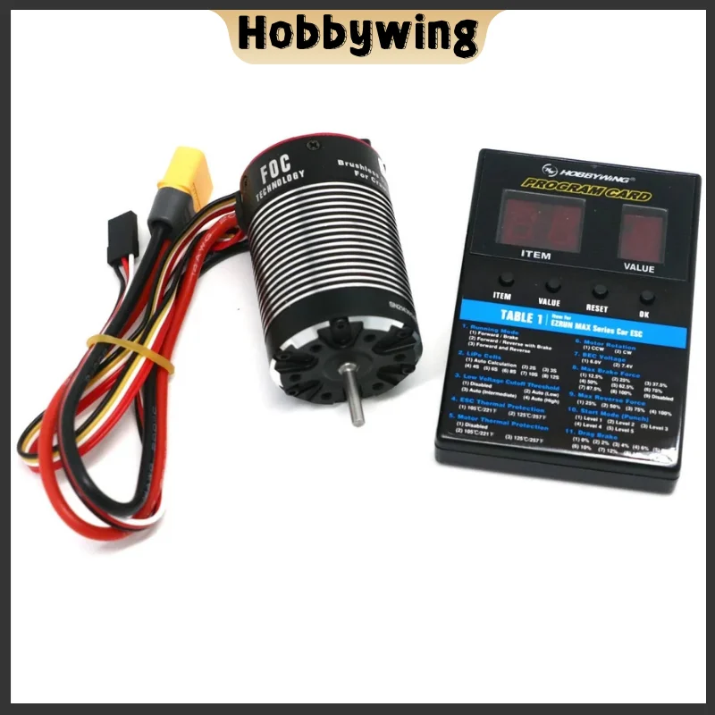 HobbyWing QuicRun Fusion Pro 540 2300KV Remote Control Car Motor Brushless Motor Built In 60A ESC 2 in1 for RC 1/10 Climbing Car