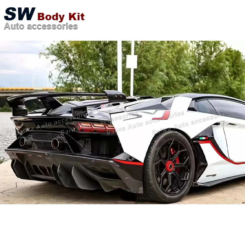 Оптовая продажа с фабрики для Lamborghini Aventador LP700 LP720 LP750, передний бампер, капот, боковая юбка, задний бампер, комплект кузова в стиле SVJ