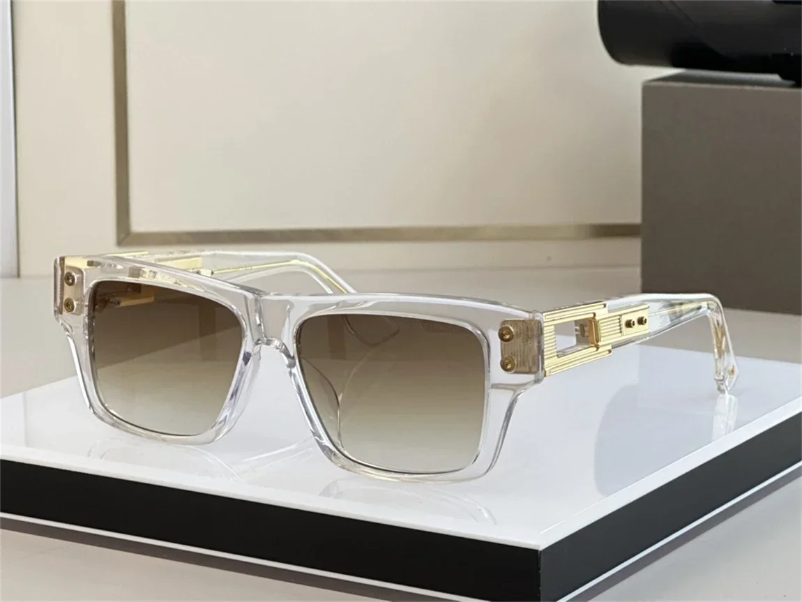 DT GRANDMASTER SEVEN DT407 Luxus-Sonnenbrille für Herren und Damen, hochwertige Designer-Brille, Acetat, UV400