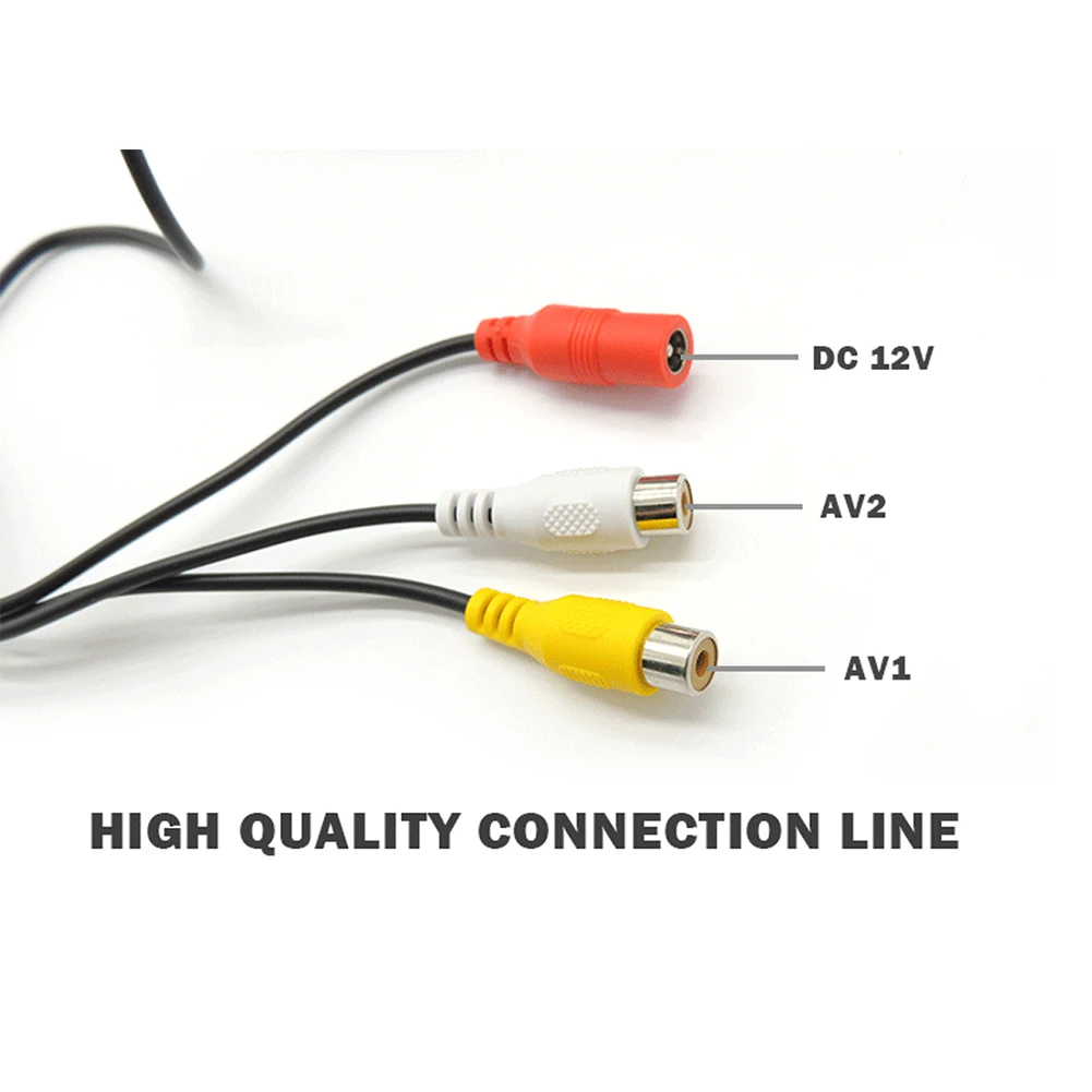 

4.3Inch TFT LCD Car Reversing Screen DC 9V-36V For Rear View-Kit Reverse Parking Camera Car Monitor With Power Cord