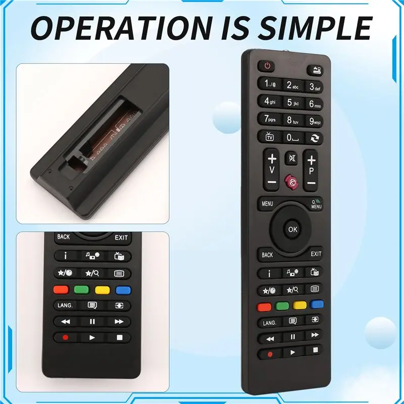 Télécommande de remplacement pour Telefunken TV RC4875/RC4870, aucune installation requise, vente quotidienne