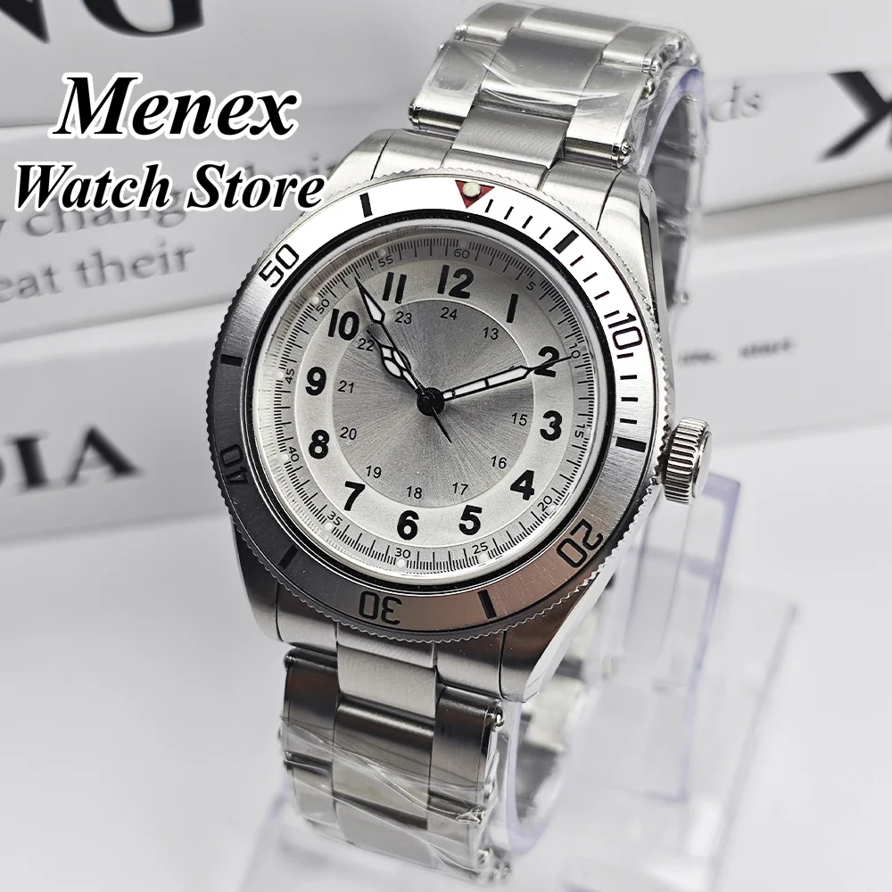 39mm Custom Assembled Diver Watch Men NH35 Automatic Mechanical Sapphire Crystal Luminous Waterproof Sports Wristwatch