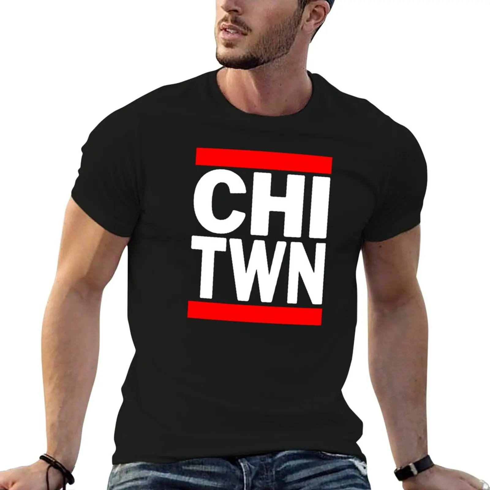 Chi-Town, represent! T-Shirt Classic Basic Casual T-Shirt