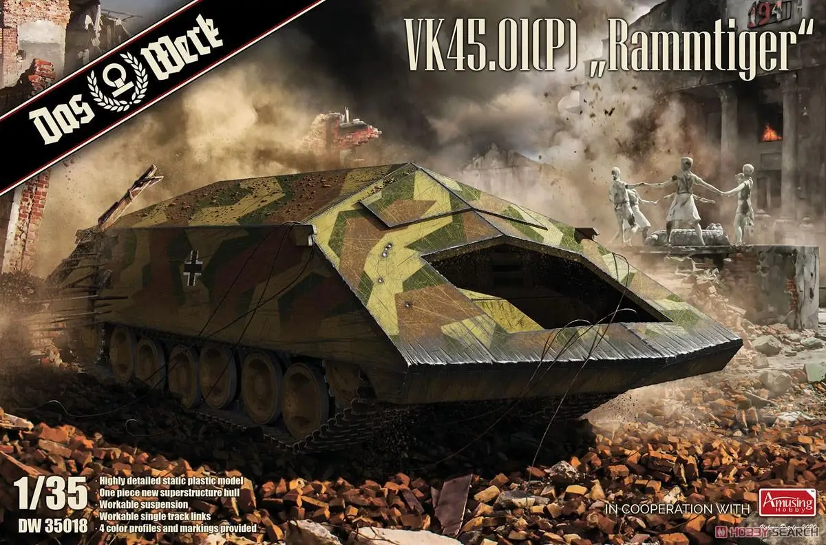 DAS WERK DW35018 1/35 VK45.01(P) \