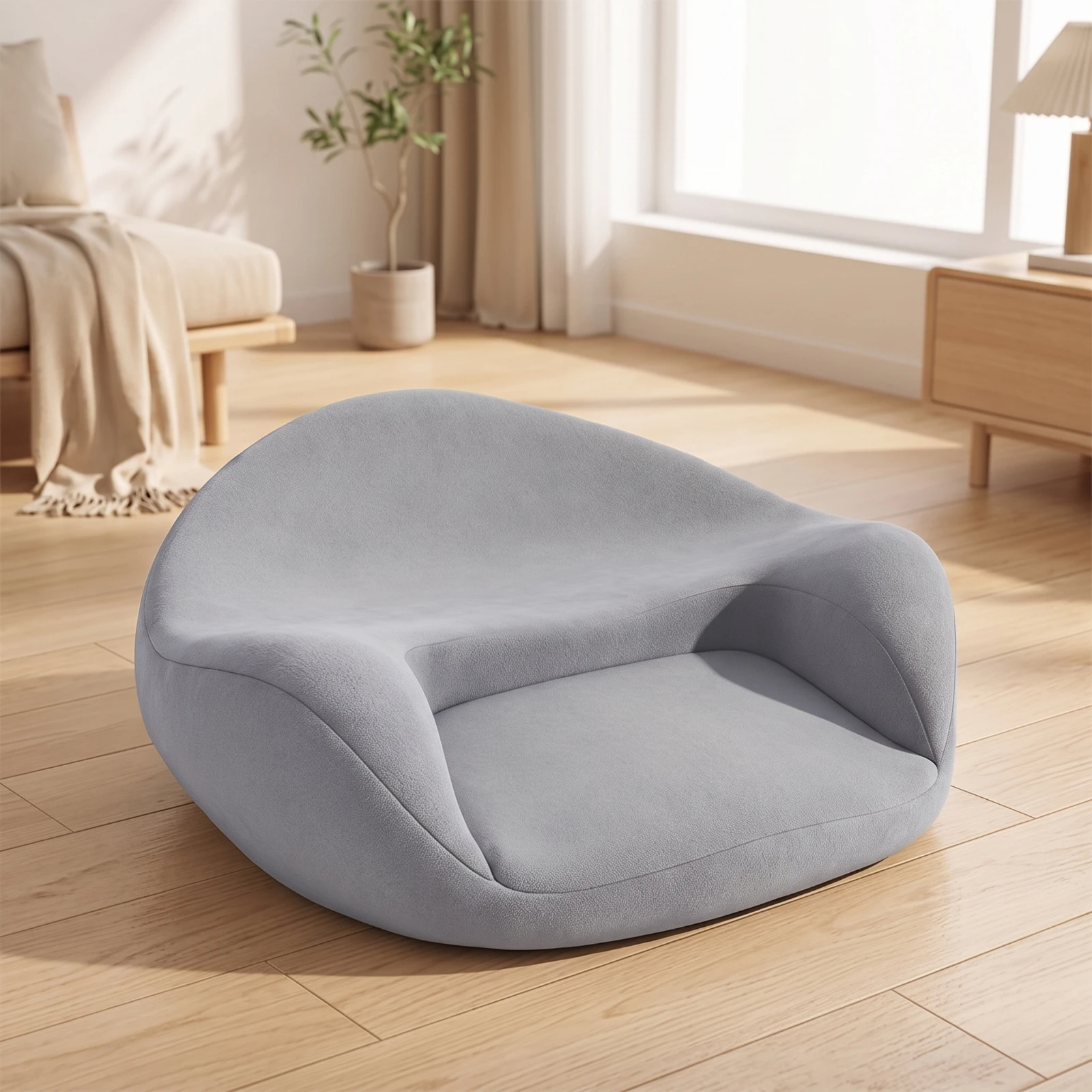 Floor Cushion with Backrest Comfortable Meditation Cushion Meditation Chair Low-Height Floor Chair Long-Lasting for Yogis
