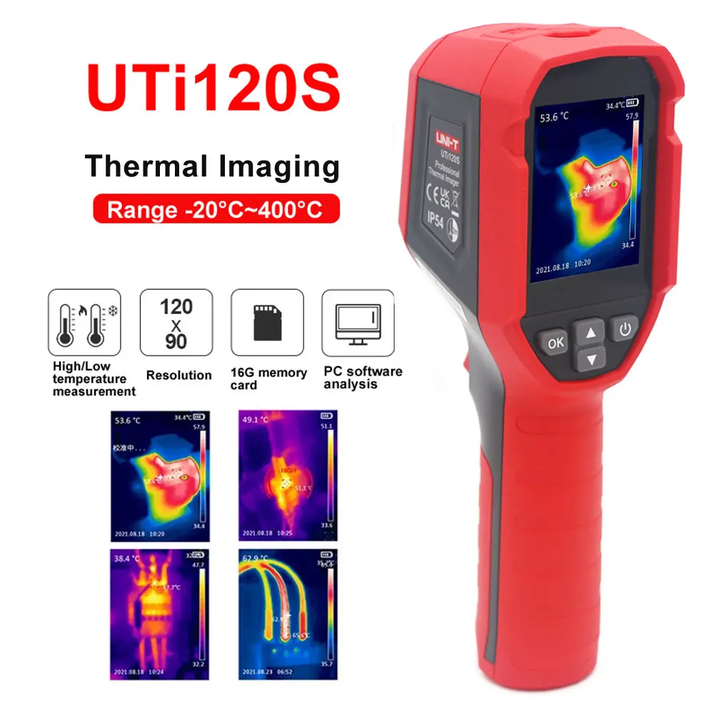 UNI-T UTi120S UTi160S Infrared Thermal Imager Circuit Industrial Testing Floor Heating Tube Testing Temperature Thermal Camera