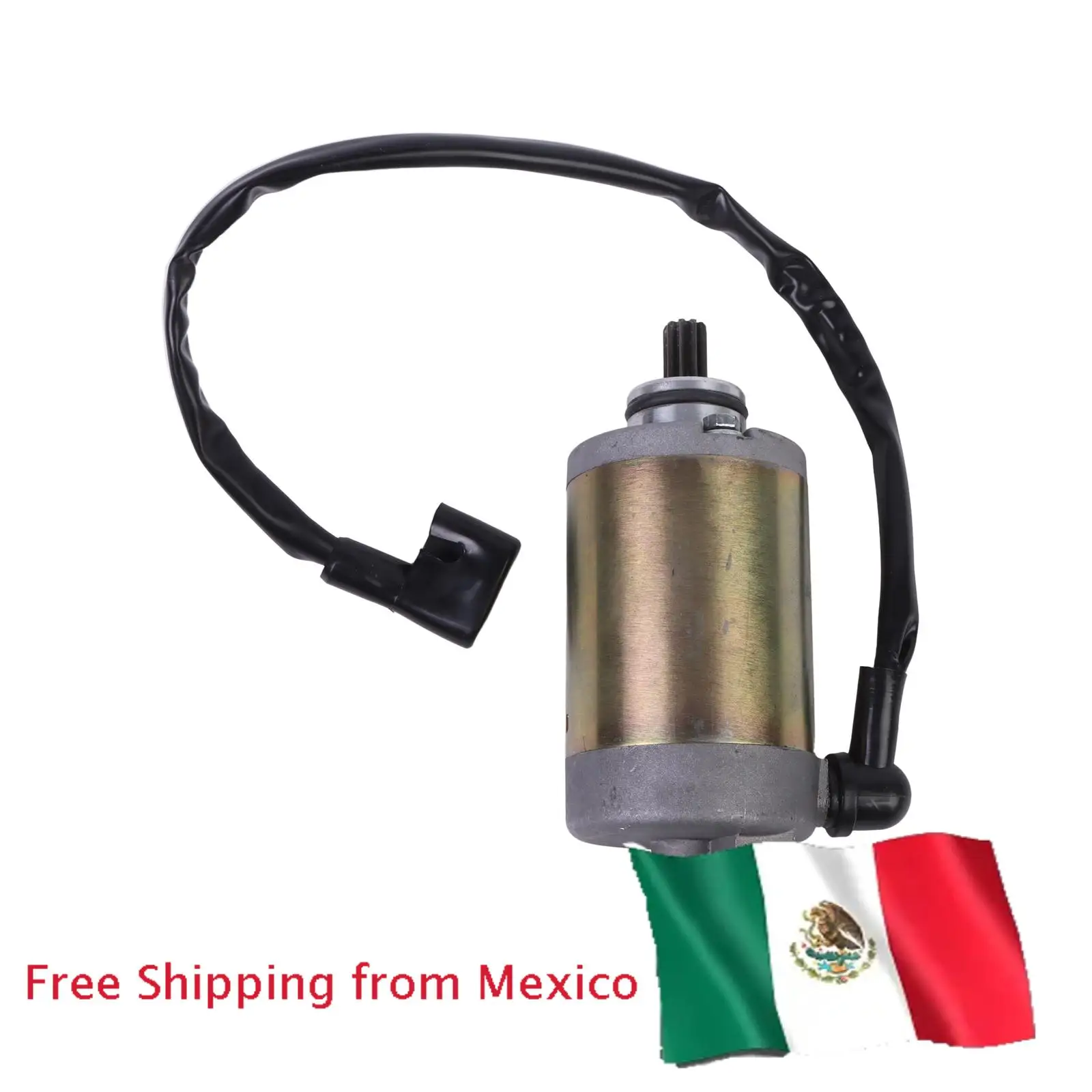 Motor de Arranque PMDD de 12V y 9 Dientes para Motocicletas Italika ATV200, Accesorios para Moto, Piezas de Repuesto