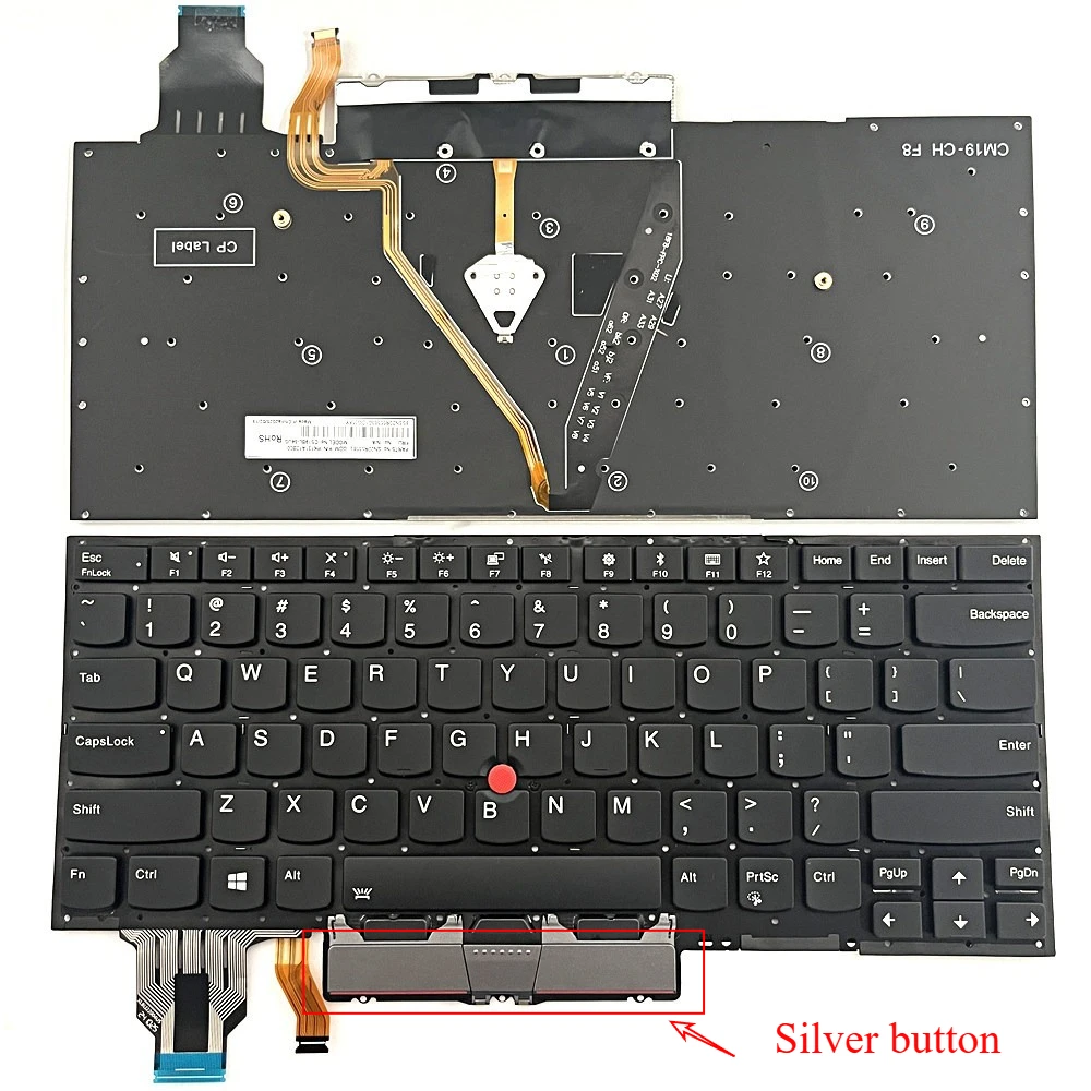anglais-americain-pour-lenovo-thinkpad-x1-yoga-4th-gen4-2019-ans-clavier-d'ordinateur-portable