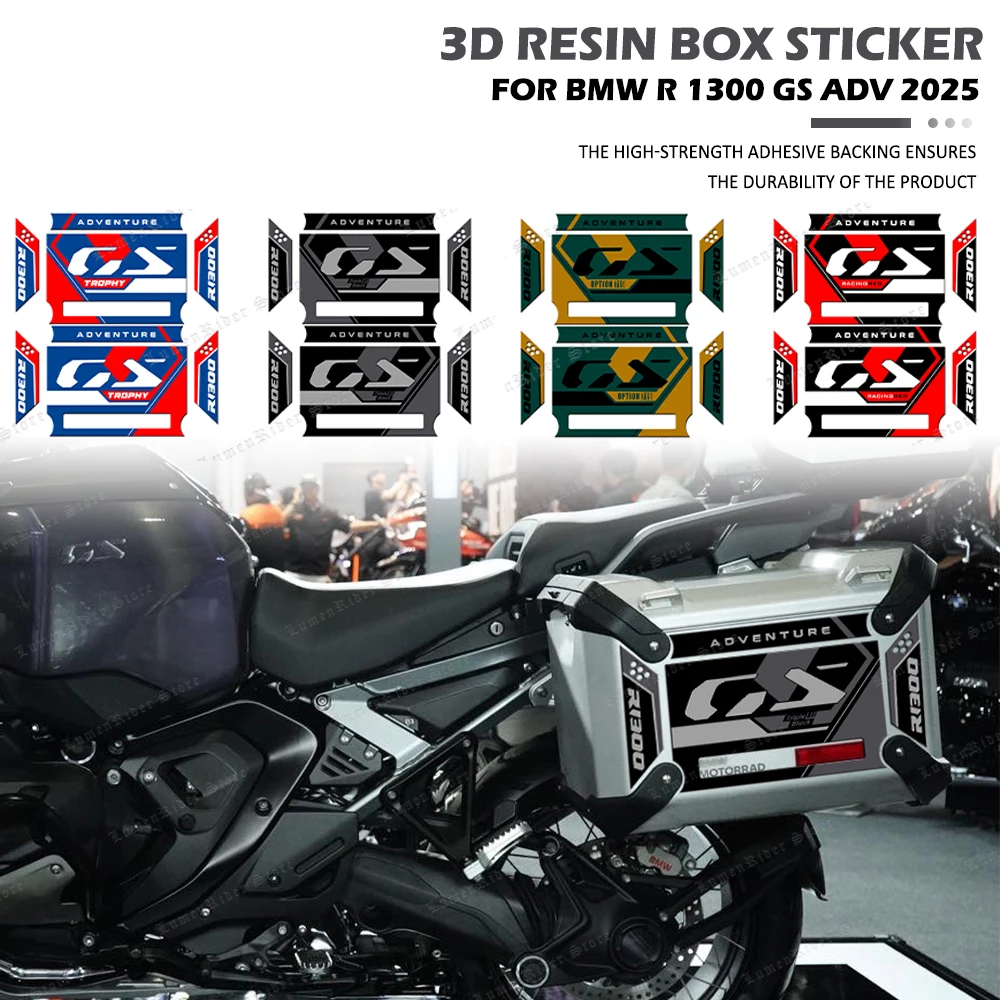 

R1300GS 2025 Suitcase Kit Motorcycles Luggage Accessories 3D Sticker Protection Suitcase Decal for BMW R 1300 GS ADV 2025