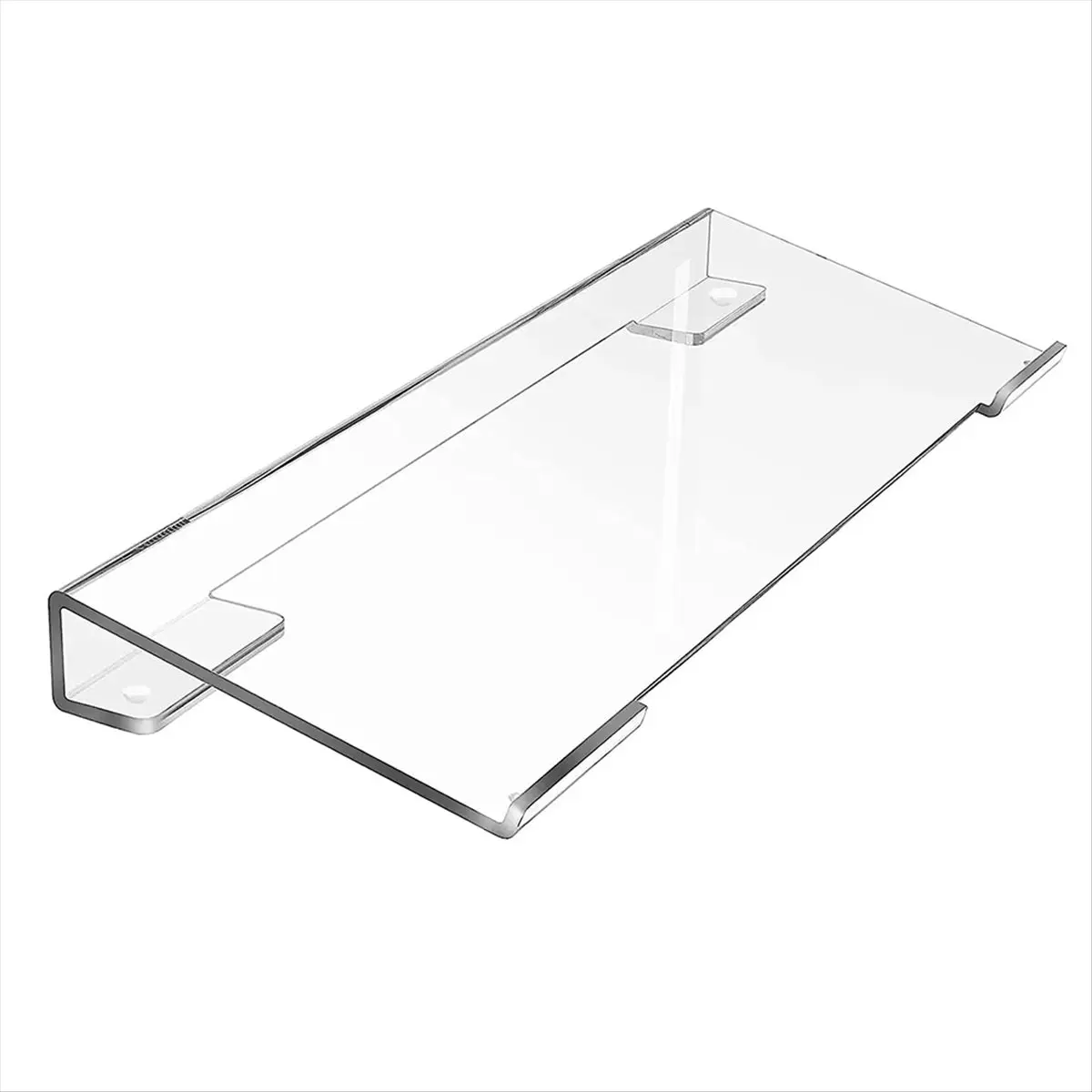 *ABKM Computer Keyboard Stand Keyboard Riser Acrylic Keyboard Stand for Desk Clear Keyboard Holder for Office, Home, School