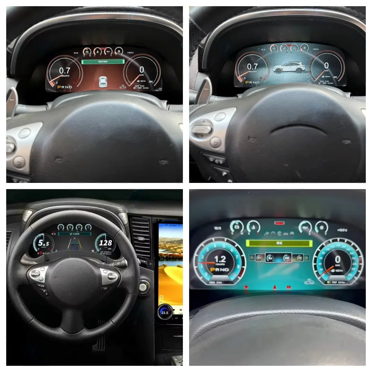 Instrument Panel Dashboard Speed Meter For Infiniti FX35 FX37 FX45 FX50 2009-2013 QX70 2013-2016 Digital Cluster Linux System