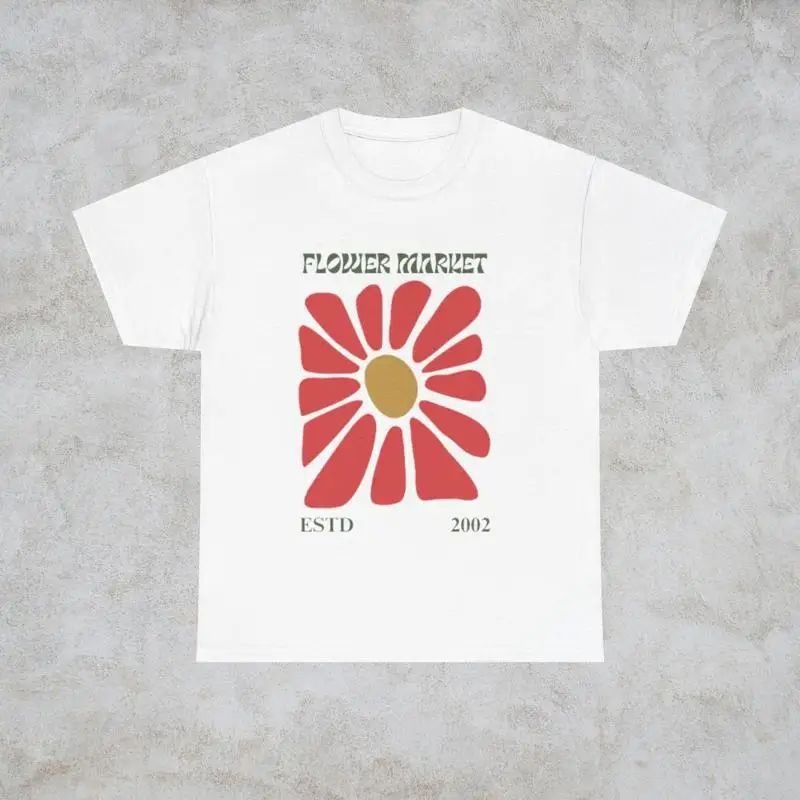 

Футболка Floral Flower Shop с летним дизайном