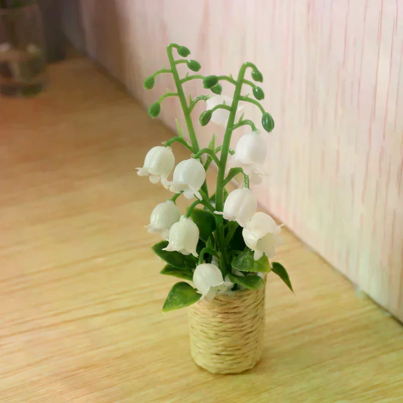 1:12 인형 집 미니어처 식물 히아신스 화분에 심은  - Bonsai Garden China 리뷰 및 가격