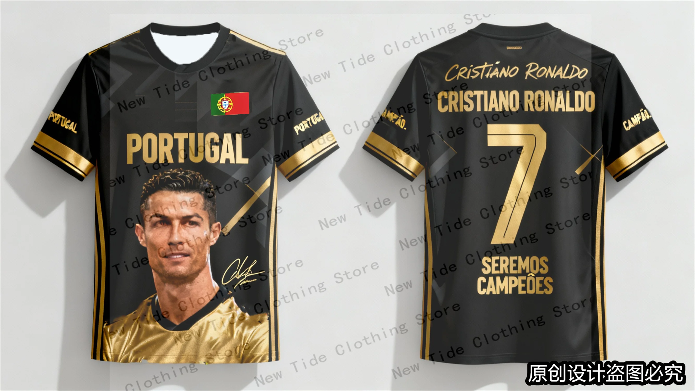 2026 تصميم حصري من الجيرسيه التذكارية والقميص للرجال المشجعين - إصدار خاص CR7 مجموعة معدات مروحة كرة القدم 1 #5