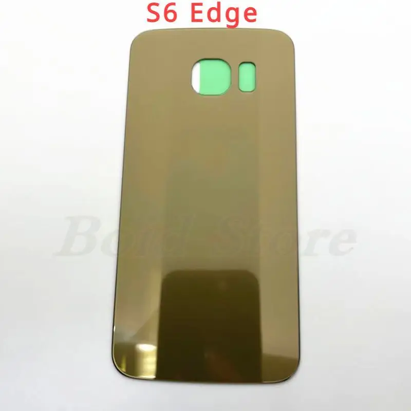 S6Edge per Samsung Galaxy S6 Edge Plus G920 G925 G928 pannello in vetro coperchio posteriore della batteria S6 custodia per porta posteriore adesivo