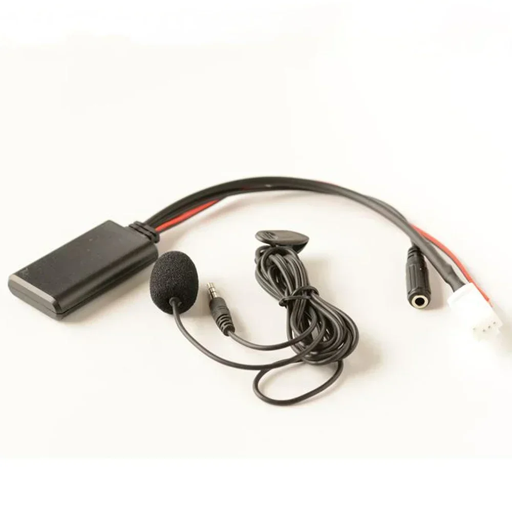 Car 8Pin Bluetooth 5.0 Aux Input Audio Cable Microphone Handsfree Adapter Plug For Nissan Altima Tiida Qashqai Geniss x-trail