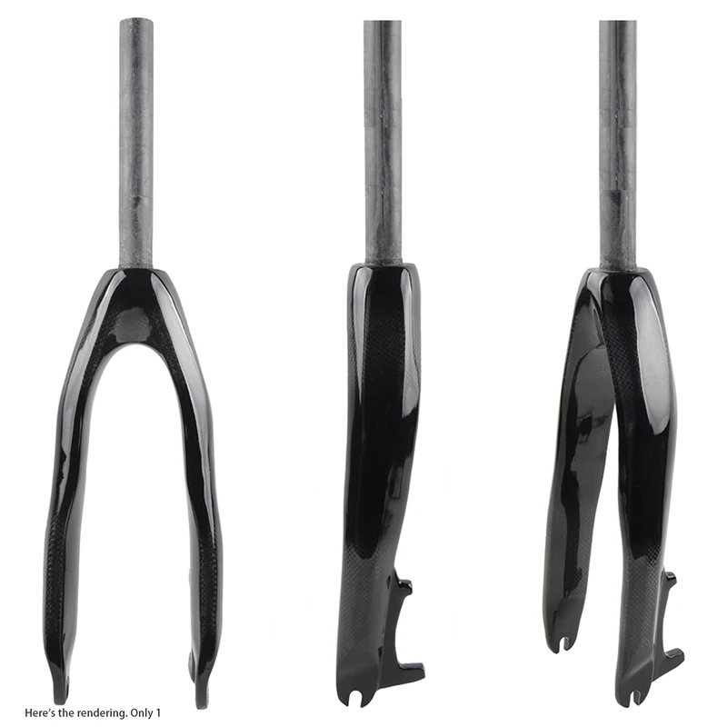 1 PCS Bicycle Front Fork Hard Fork Climbing Car Front Fork 28.6 Street Climbing Front Fork